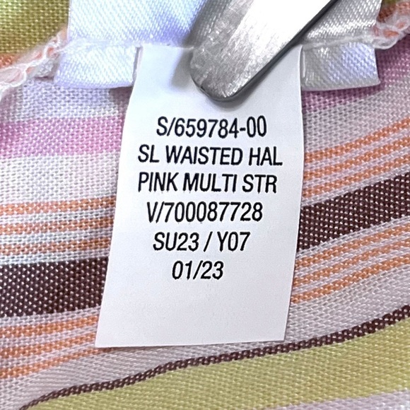 NWT Old Navy Pink Striped Romper Size XL - Picture 8 of 9